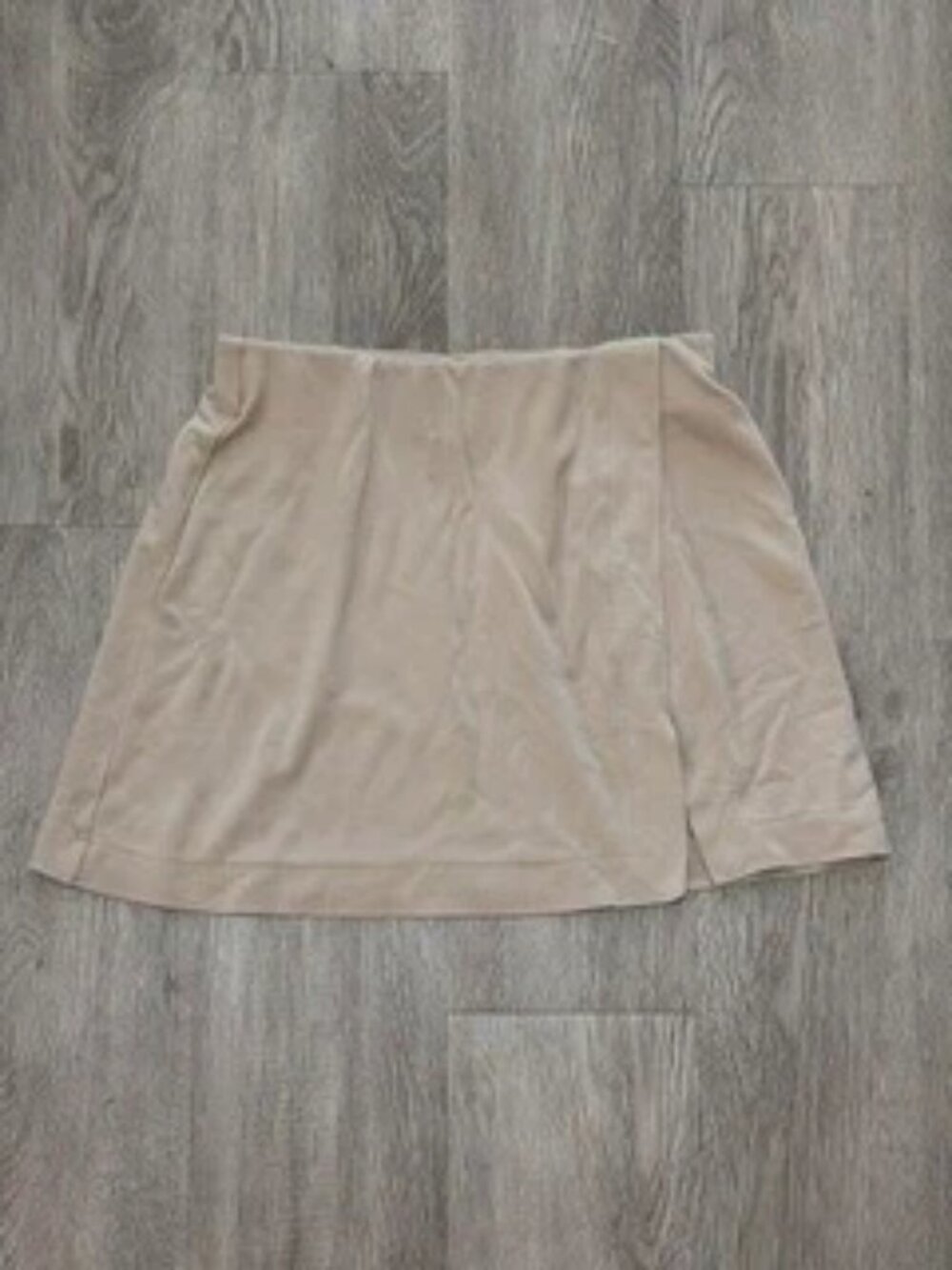 Beige Short Skirt